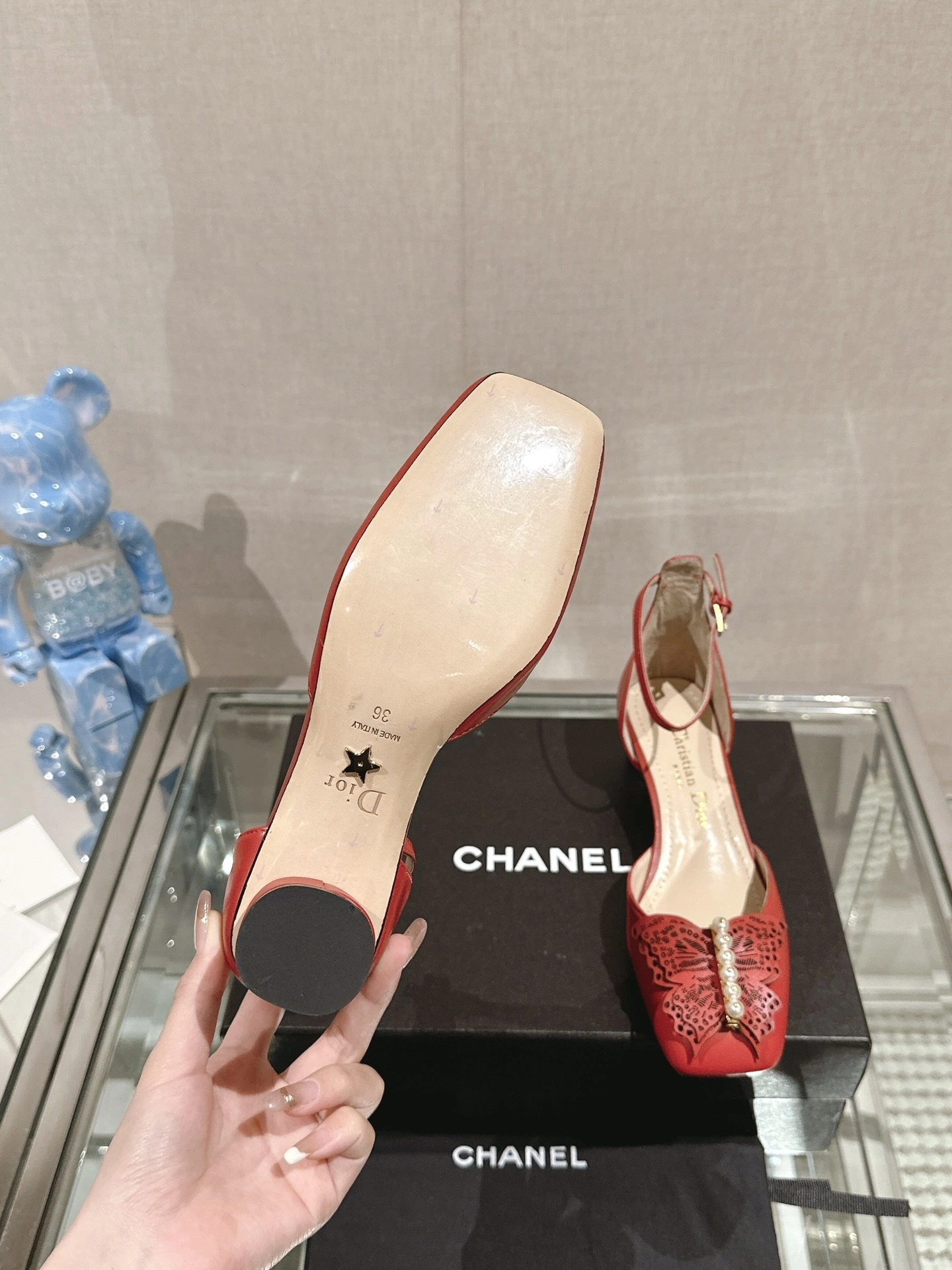 COCO-- 4ior KDB851VSO_S54R sheepskin Heel height：3.5CM item:D-X158G0384